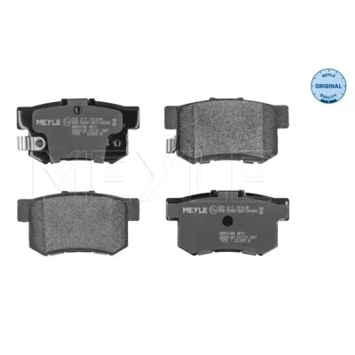 Kuva MEYLE 025 217 1914/W Jarrupalat ORIGINAL Quality Taka akseli akustisella kulumavaroittimella Huudonvaimennuspellillä HONDA: CIVIC 9 Stufenheck