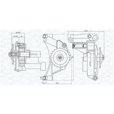 Kuva Öljypumppu AUDI, SEAT, SKODA, VW OE 038115105C