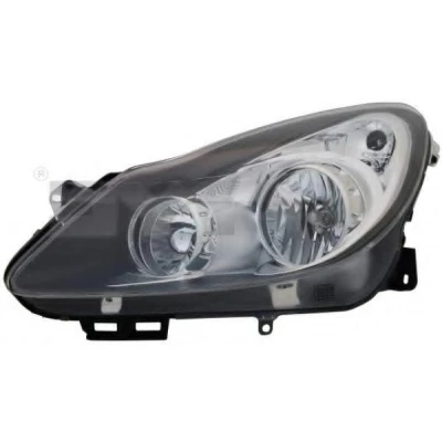 Kuva TYC 20 1196 05 2 Ajovaloumpio Vasen H7, H1 Oikeanpuoleiselle liikenteelle Sähkömoottorilla OPEL: Corsa D Hatchback