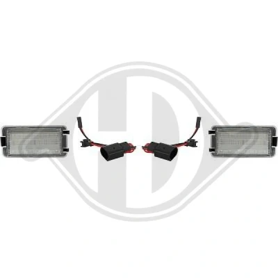 Kuva DIEDERICHS LID10406 Rekisterikilven Valo LED Takana SEAT: Leon I Hatchback, Córdoba II Sedan