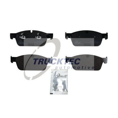 Kuva TRUCKTEC AUTOMOTIVE 02.35.486 Jarrupalat Etuakseli Kulumisenilmaisemelle, Ilman kulumisenilmaisinta MERCEDES BENZ: ML sarja, GLE SUV