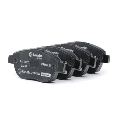 Kuva BREMBO P 61 068X Jarrupalat Ilman kulumisenilmaisinta Jarrusatulan ruuveilla tarvikkeita PEUGEOT: 307 SW, Hatchback, 206 Hatchback