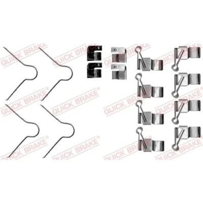 Kuva QUICK BRAKE 109 1895 Tarvikesarja, Jarrupala TOYOTA: HIACE 4 Bus, Kasten