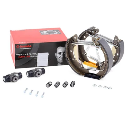 Kuva BREMBO KIT &amp; FIT K 85 023 Jarrukenkäsarja, Rumpujarru SKODA: Fabia 1 Combi, I Hatchback, SEAT: Ibiza 4, 2, VOLKSWAGEN: Vento