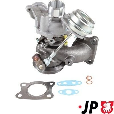 Kuva JP GROUP 3117405500 Turboahdin Pakokaasuahdin Tiivisteillä CITROËN: C4 II Hatchback, Berlingo II, PEUGEOT: 5008 I, 3008 I