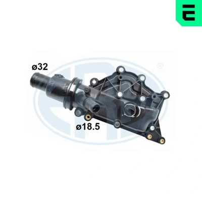 Kuva ERA 350608A Termostaatti 89 Tiivisteillä Muovi RENAULT: GRAND SCENIC 3, MEGANE 3 Grandtour, 2 Kombi