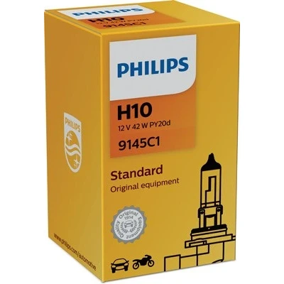 Kuva Halogeenilamppu PHILIPS H10 PY20d JEEP, SAAB, DODGE, OPEL, VAUXHALL, CHRYSLER, FORD OE