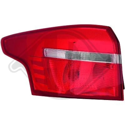 Kuva DIEDERICHS 1419690 Takavalot Oikea Uloin osa PY21W, P21/5W Ilman lampun kantaa FORD: FOCUS 3 Turnier