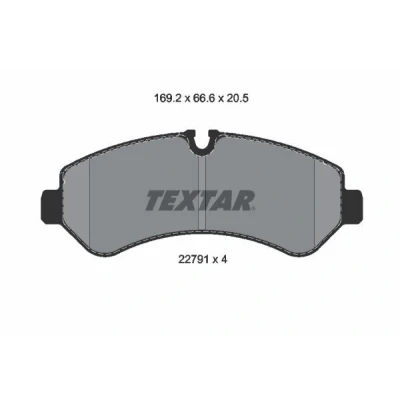 Kuva TEXTAR 2279101 Jarrupalat Kulumisenilmaisemelle