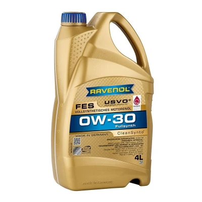 Kuva Ravenol FES 0W 30 4l Moottoriöljy 1111146 004 01 999 BMW: 3 Sedan, 5 Touring, PEUGEOT: 3008 I, 208 I Hatchback, 308 Hatchback