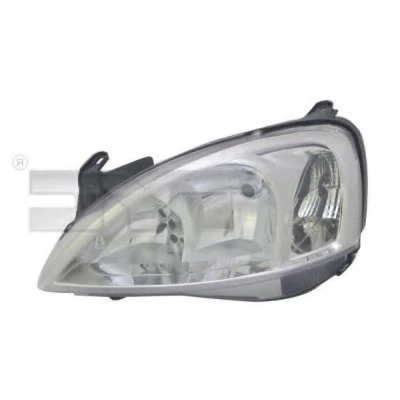 Kuva TYC 20 14054 05 2 Ajovaloumpio Vasen H7, H1 Oikeanpuoleiselle liikenteelle Ilman sähkömoottoria OPEL: Corsa C Hatchback