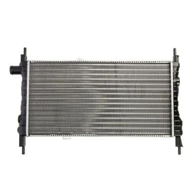 Kuva THERMOTEC D7X043TT Jäähdytin Autoihin ilman ilmastointilaitetta 285 528 32 Käsivaihteisto Jäähdytysrivat mekaan. kiinnitetyt OPEL: Kadett E CC