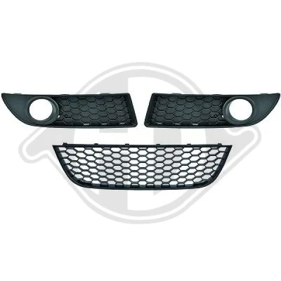 Kuva DIEDERICHS 2205845 Puskurin Ritilä Vasen, Oikea, Keskellä HD Tuning VOLKSWAGEN: Polo IV Hatchback
