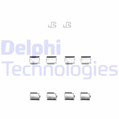 Kuva DELPHI LX0343 Tarvikesarja, Jarrupala BMW: 3 Touring, Coupe, Sedan, FIAT: Freemont, 500 Hatchback, Punto II CHRYSLER: VOYAGER 4
