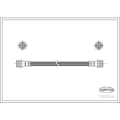 Kuva CORTECO 19032937 Jarruletku Taka akseli 180 MITSUBISHI: PAJERO 2, L200 III Pick up