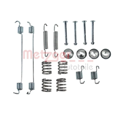 Kuva Tarvikesarja, jarrukengät, Taka akseli NISSAN KUBISTAR Skåp, RENAULT KANGOO, KANGOO Express OE 44090 00QAE, 77 01 205 524