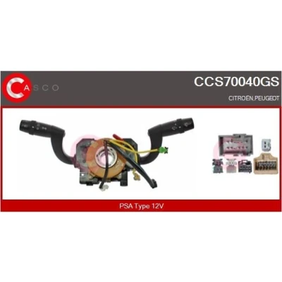 Kuva CASCO CST40323AS Starttimoottori 12V 0,85kW 8 CPS0121 M8, M8 B+ 74mm