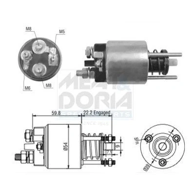 Kuva Magneettikytkin, startti MEAT &amp; DORIA 46134