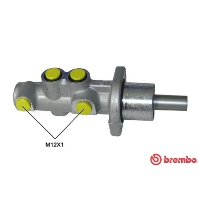 Kuva BREMBO M 61 021 Jarrupääsylinteri 23,81 Alumiini 12 x 1 (2)