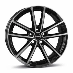Kuva BORBET W Black Polished Glossy 7x17 5/114.3 ET45 B72.6