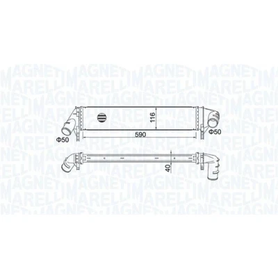 Kuva MAGNETI MARELLI 351319205260 Välijäähdytin DACIA: Duster SUV