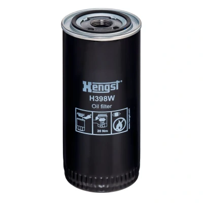 Kuva HENGST FILTER H398W Öljynsuodatin 1 12 UNF Ruuvattava suodatin