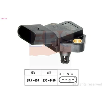 Kuva EPS 1.993.235 MAP Sensor Made in Italy OE Equivalent VOLKSWAGEN: Multivan 5 (7HM, Transporter 5, Crafter 30 35 Bussi