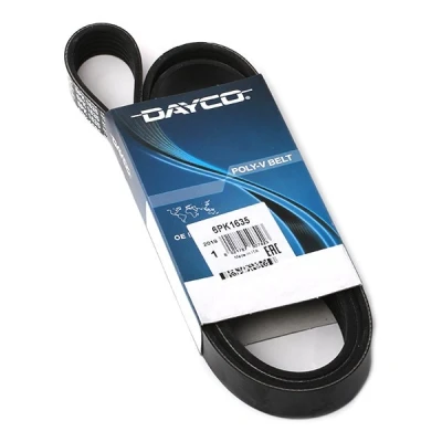 Kuva DAYCO 6PK1635 Moniurahihna 1635,0 6 OPEL: Astra J Hatchback, Zafira C Tourer, Mokka / X, FORD: ESCORT 7, 5 Cabriolet