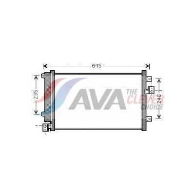 Kuva PRASCO FT5328D Ilmastoinnin Lauhdutin Vedenerottimella 15 Alumiini 550